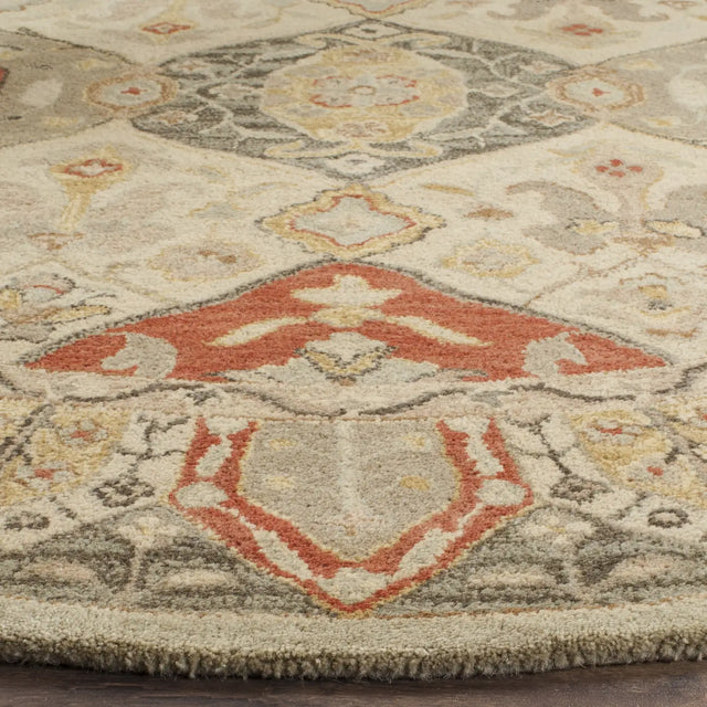 Safavieh Antiquity 6'-0" x 6'-0" Rug in Beige / Multi