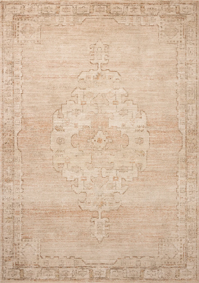 Chris Loves Julia x Loloi Palma PLM-02 Spice / Natural Rug - main flat