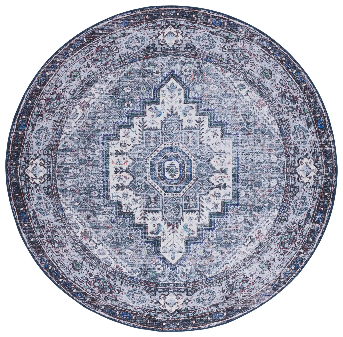 Safavieh Tucson 6'-0" x 6'-0" Rug in Beige / Green