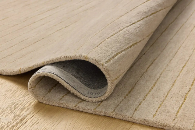 Chris Loves Julia x Loloi Henry HEY-01 Beige / Wheat Rug - pile height