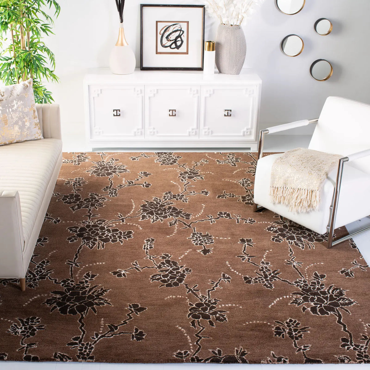Safavieh Soho 9'-6" x 13'-6" Rug in Brown