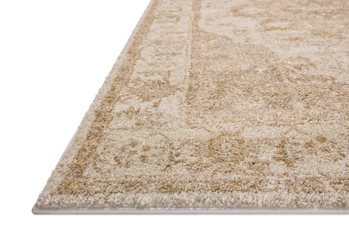 Loloi Tamryn Tam-02 Natural/Blush Rug - rug corner