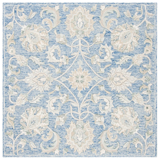 Safavieh Glamour 6'-0" x 6'-0" Rug in Blue / Beige