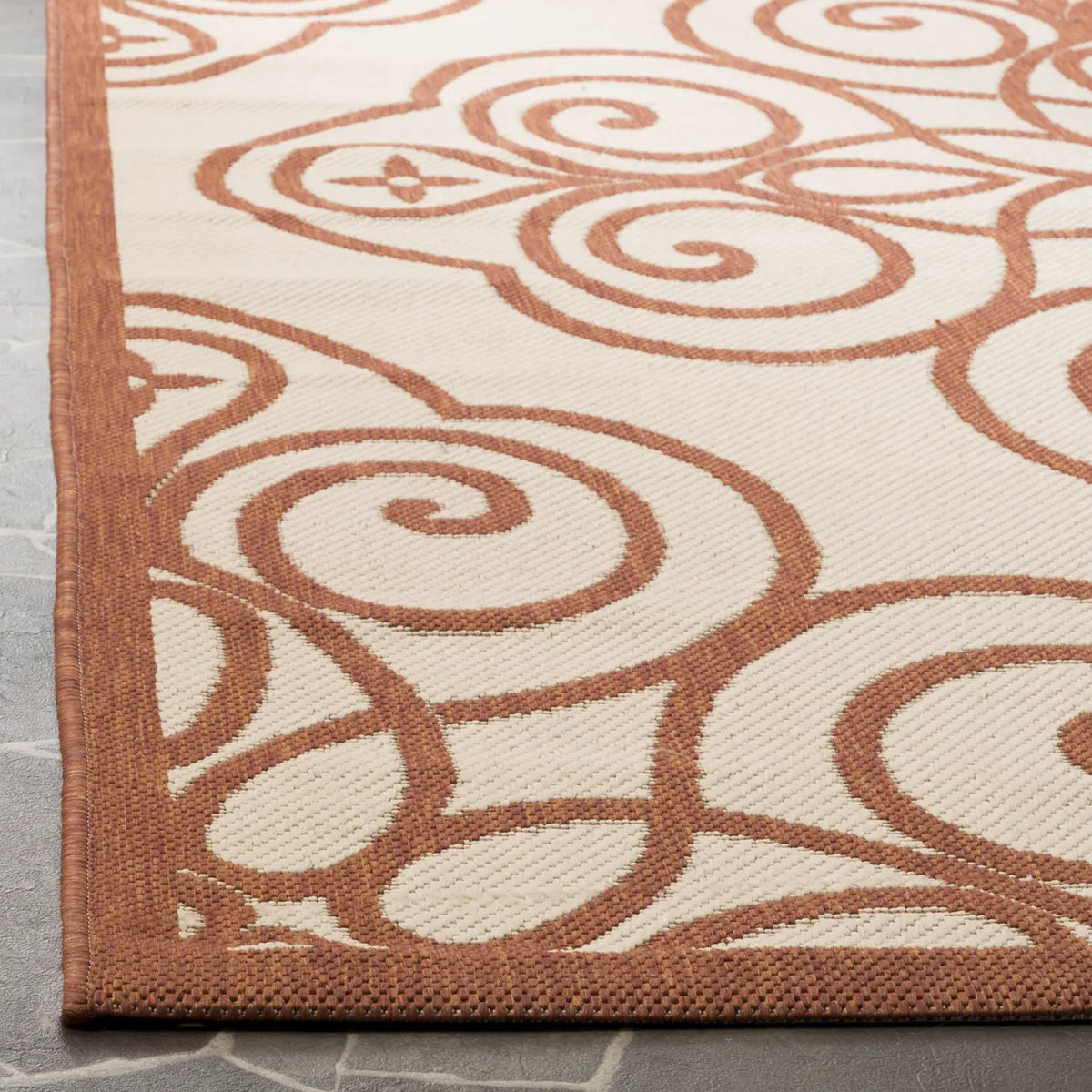 Safavieh Martha Stewart 4'-0" x 5'-7" Rug in Cayenne
