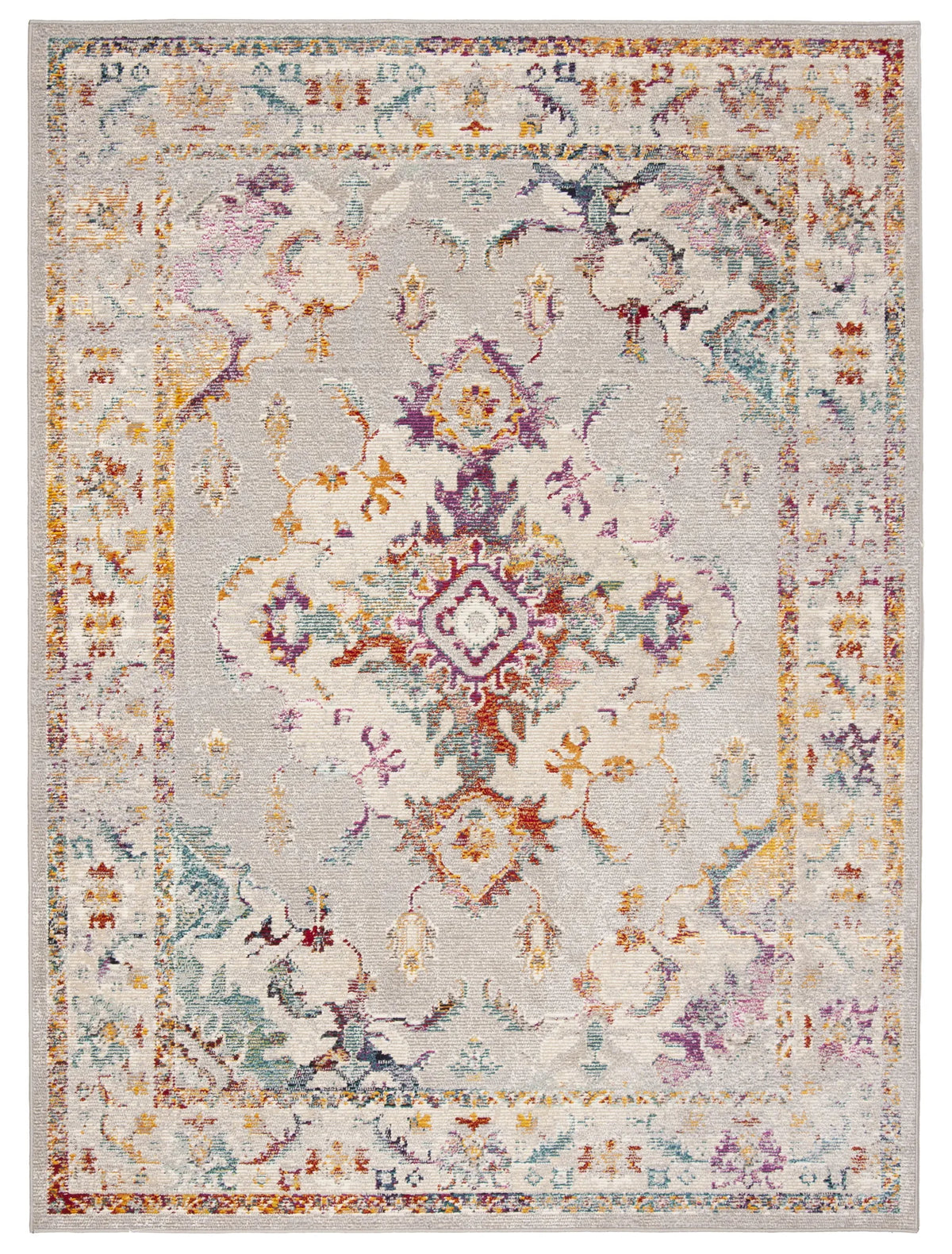 Safavieh Crystal 4'-0" x 6'-0" Rug in Grey / Cream