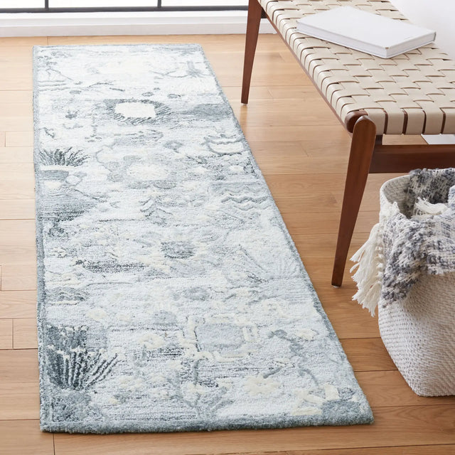Safavieh Glamour 2'-3" x 8'-0" Rug in Ivory / Grey