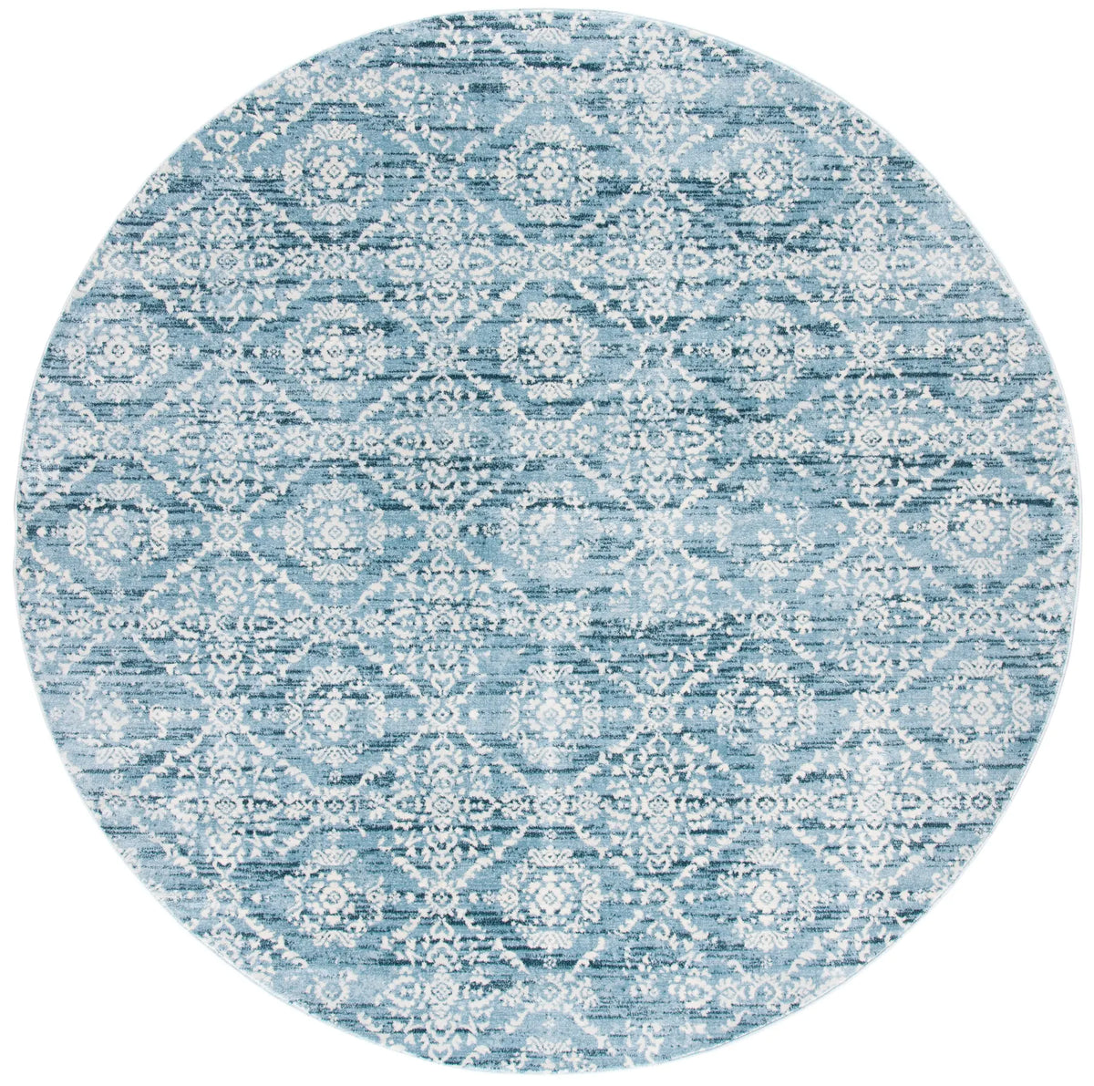 Safavieh Martha Stewart Isabella 6'-7" x 6'-7" Rug in Denim Blue / Ivory