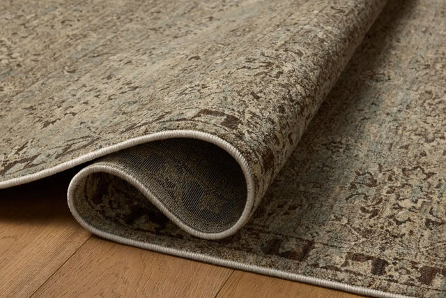 Loloi Briar BRR-06 Mist / Granite Rug - pile height