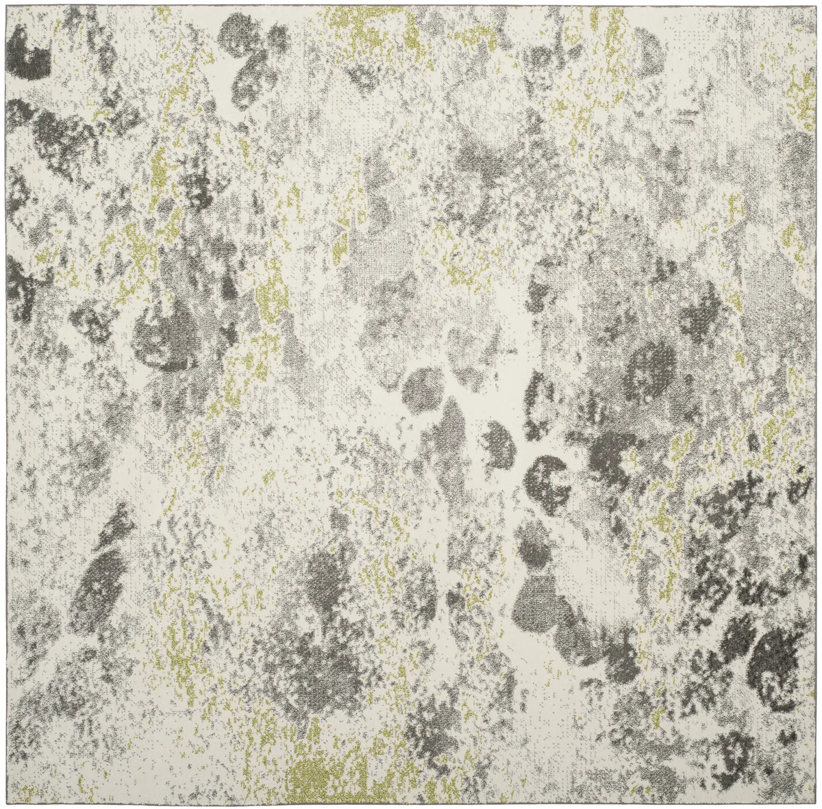 Safavieh Watercolor 6'-7" x 6'-7" Rug in Ivory / Grey
