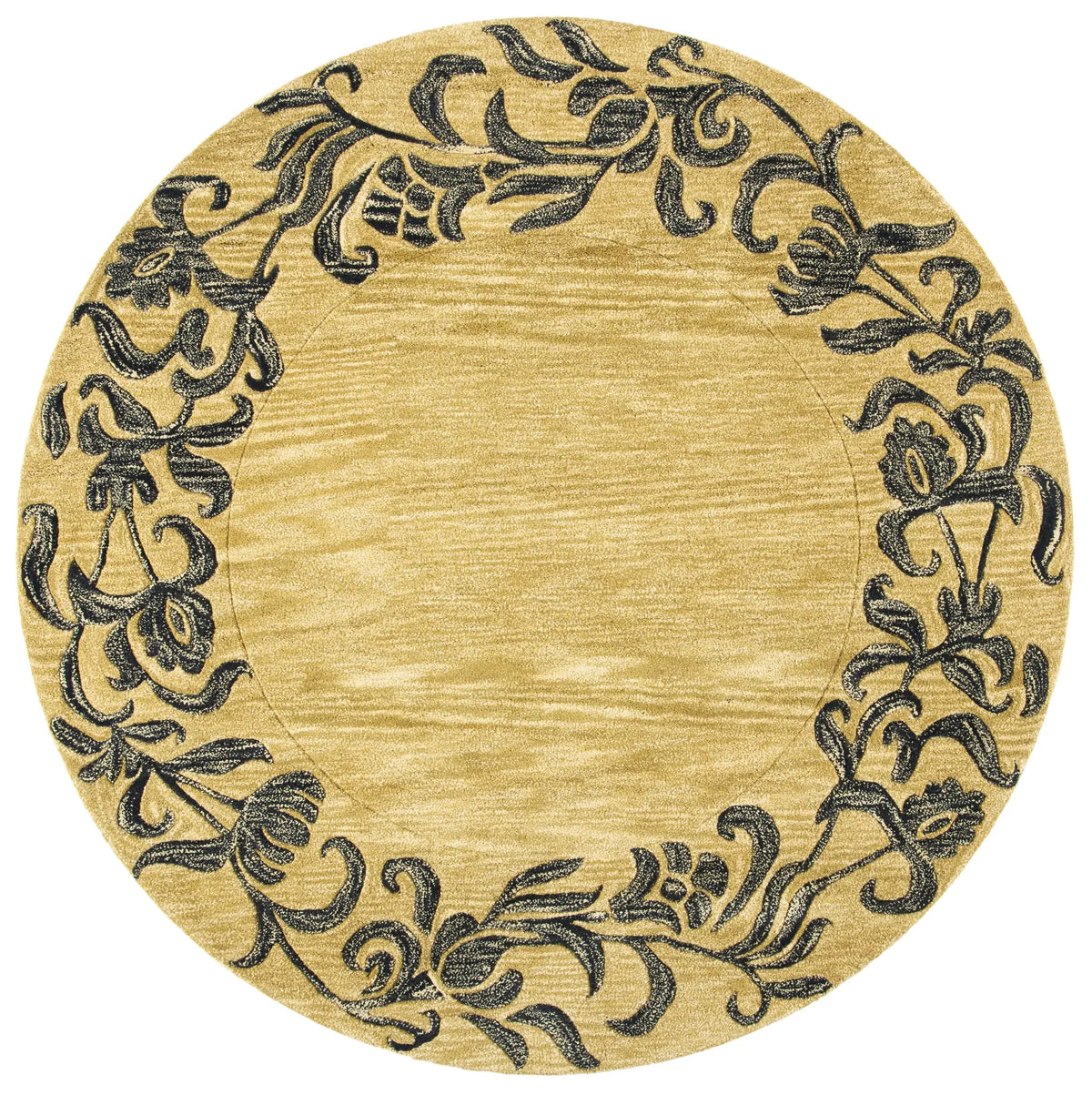 Safavieh Soho 6'-0" x 6'-0" Rug in Gold / Black
