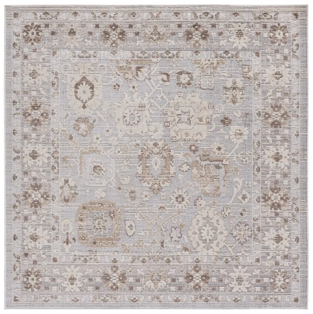 Safavieh Miranda 6'-6" x 6'-6" Rug in Grey / Ivory Beige