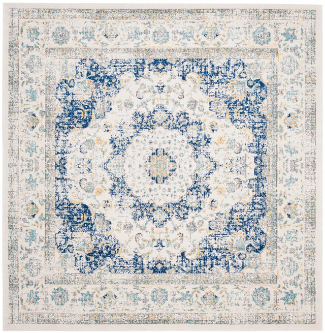 Safavieh Evoke 6'-7" x 6'-7" Rug in Ivory / Blue