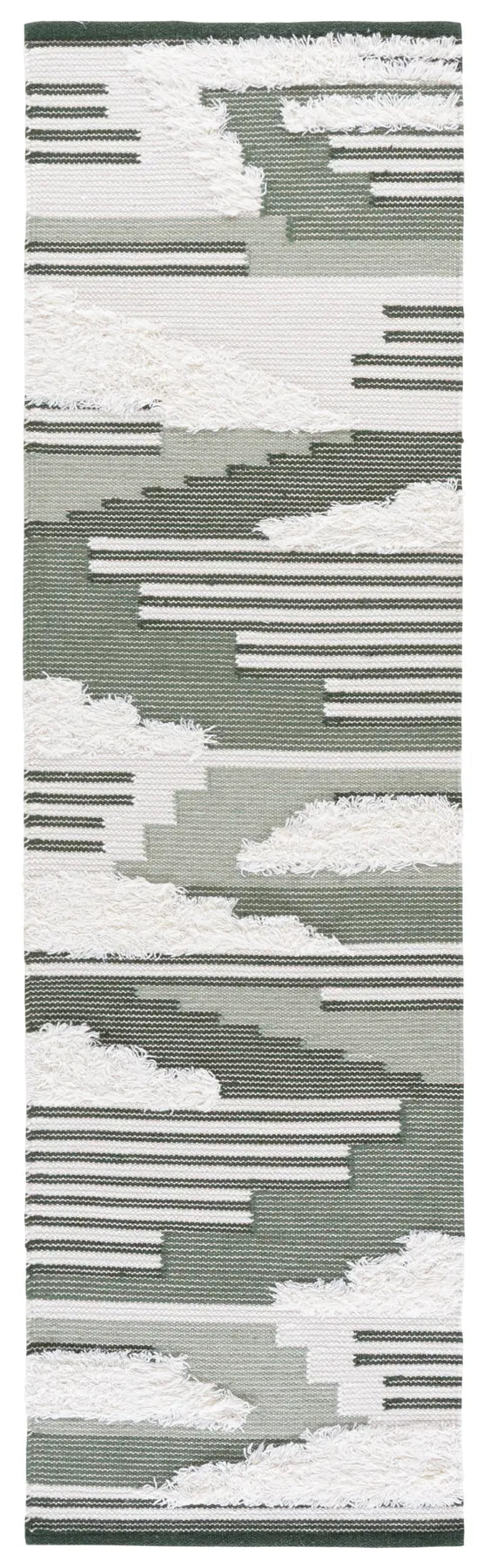 Safavieh Kenya 2'-3" x 8'-0" Rug in Sage / Ivory