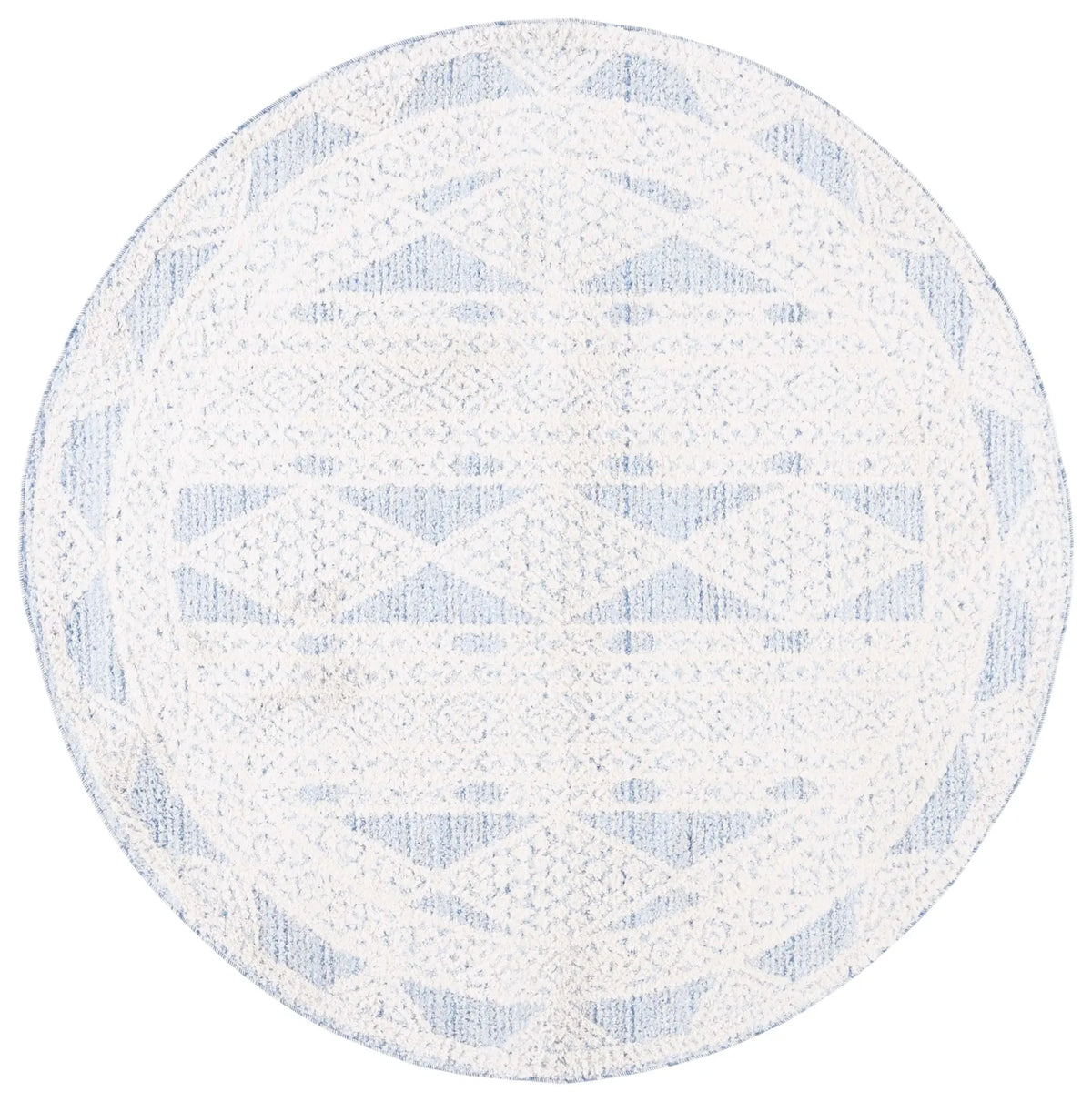 Safavieh Chapel 6'-7" x 6'-7" Rug in Blue / Ivory