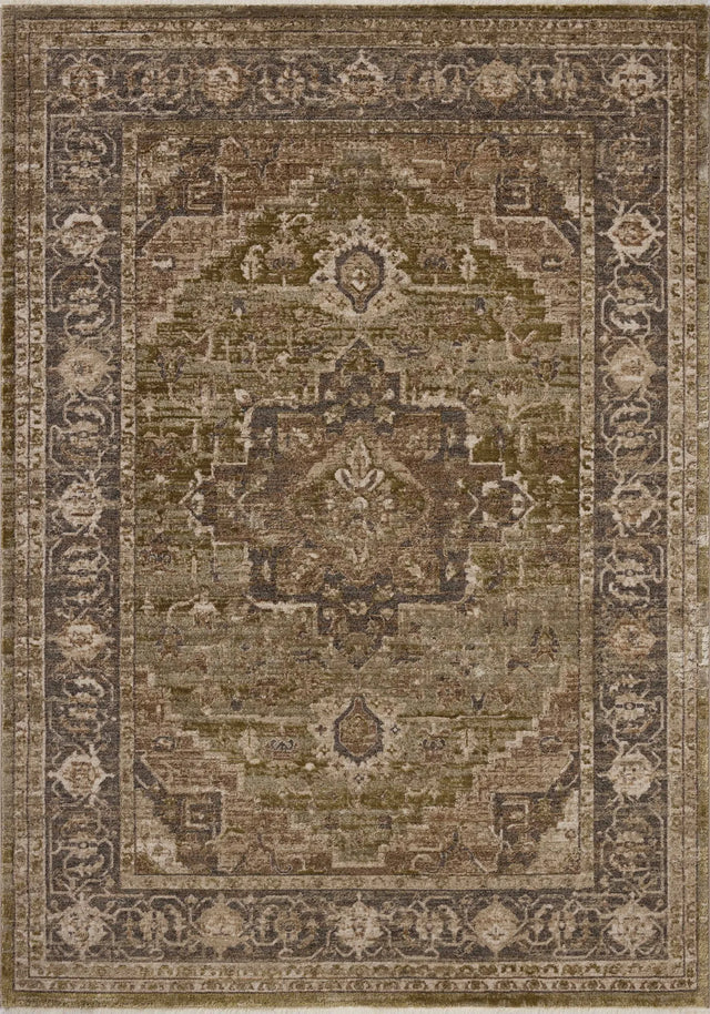 Loloi Haywood HYD-03 Moss / Charcoal Rug - main flat