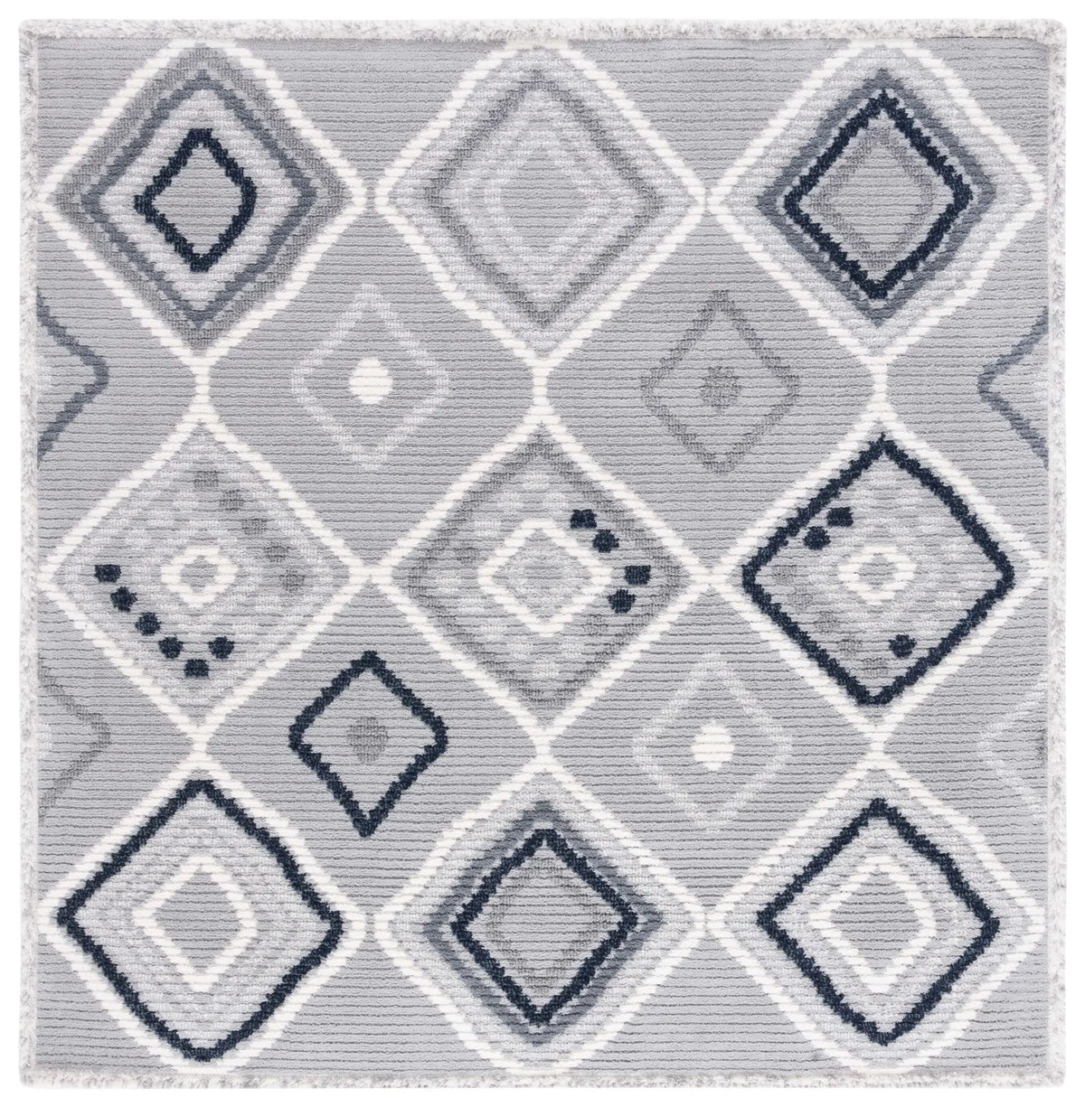 Safavieh Marrakesh 6'-7" x 6'-7" Rug in Grey / Light Grey