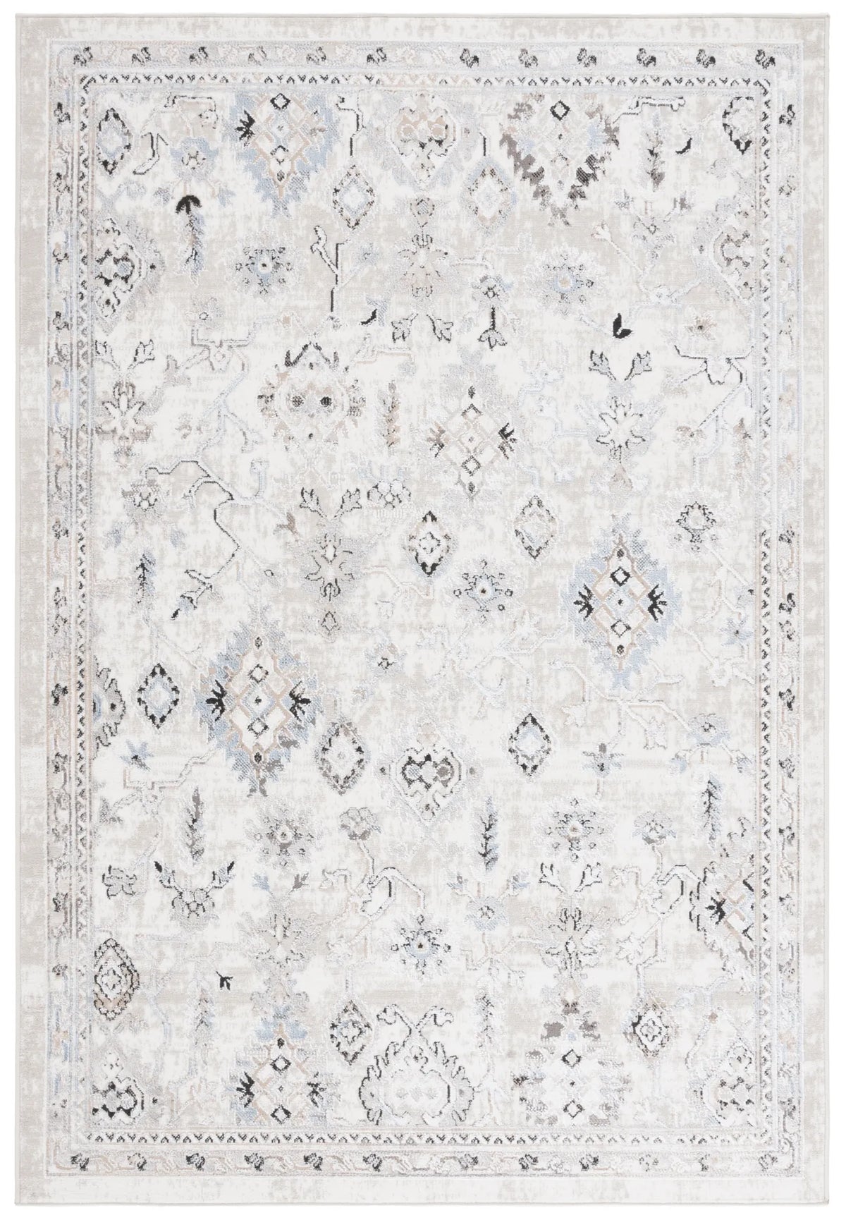 Safavieh Quincy 4'-0" x 6'-0" Rug in Ivory / Beige