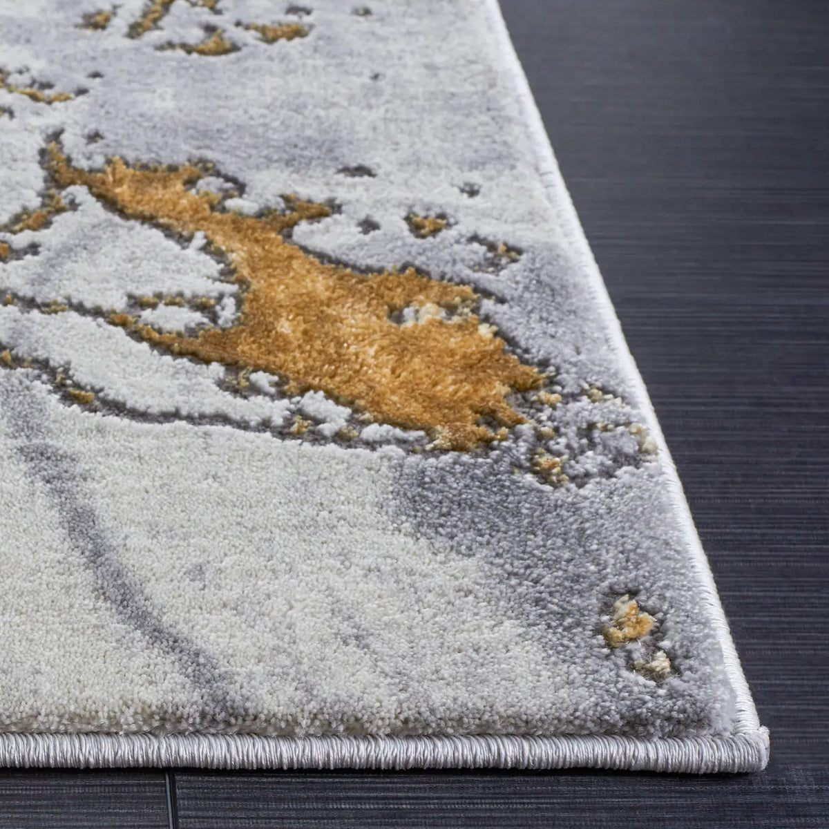 Safavieh Craft 4'-0" x 6'-0" Rug in Grey / Gold