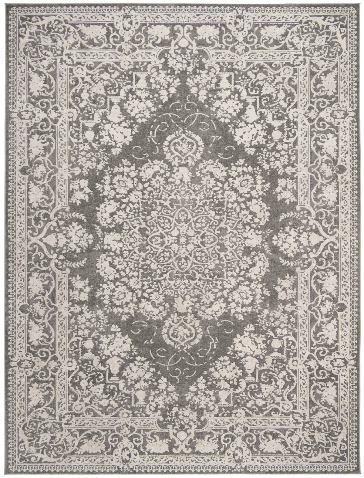 Safavieh Reflection 10'-0" x 14'-0" Rug in Dark Grey / Cream