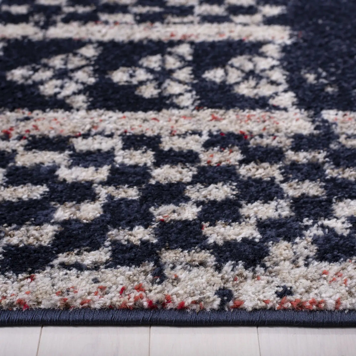 Safavieh Adirondack 4'-0" x 6'-0" Rug in Navy / Light Grey