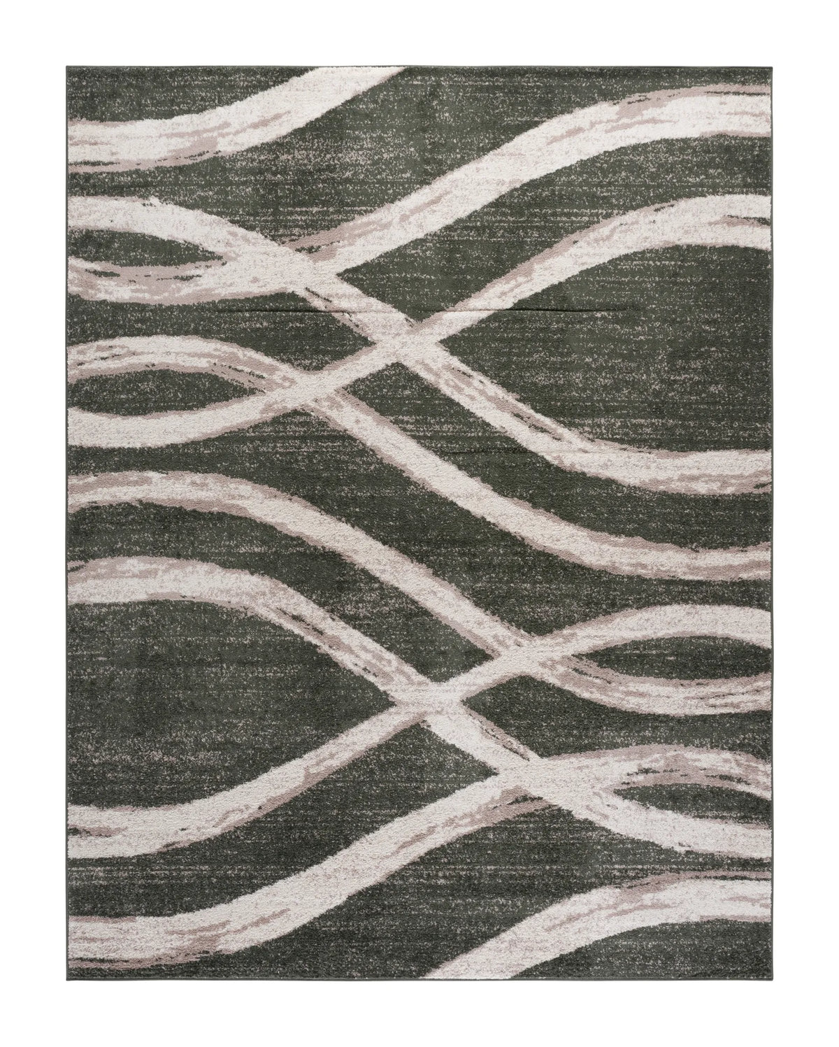Safavieh Adirondack 10'-0" x 14'-0" Rug in Dark Green / Ivory