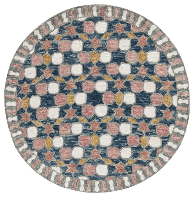 Safavieh Aspen 5'-0" x 5'-0" Rug in Grey / Pink