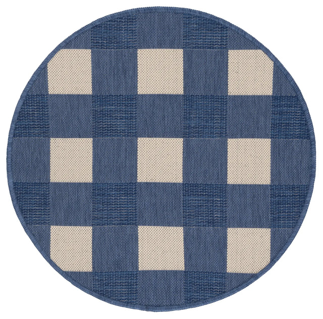 Safavieh Courtyard 2'-7" x 2'-7" Rug in Blue / Beige