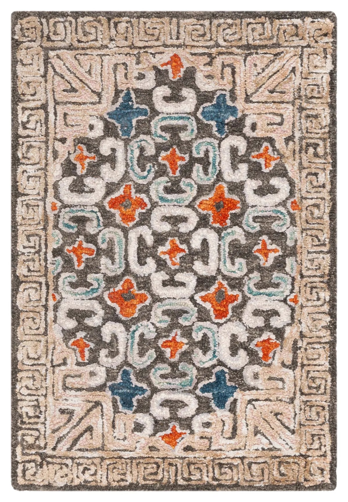 Safavieh Aspen 2'-0" x 3'-0" Rug in Blue / Taupe