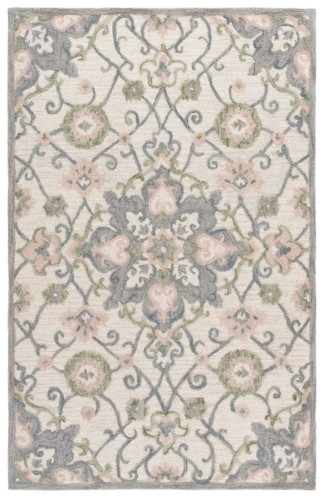 Safavieh Metro 4'-0" x 6'-0" Rug in Ivory / Grey