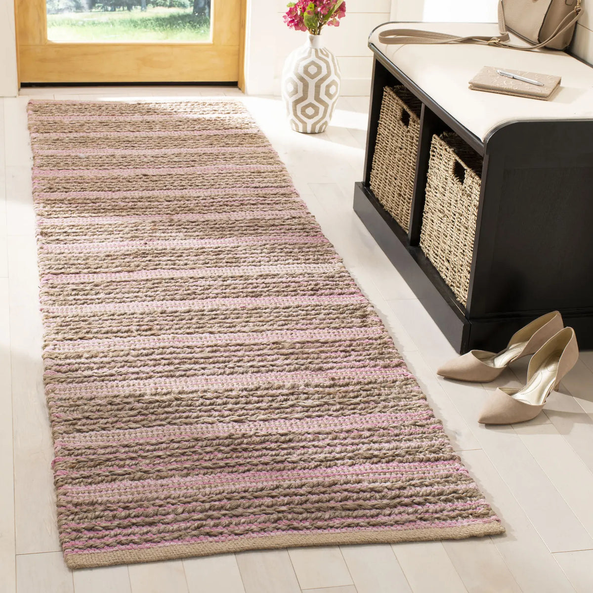 Safavieh Cape Cod 2'-3" x 8'-0" Rug in Light Pink
