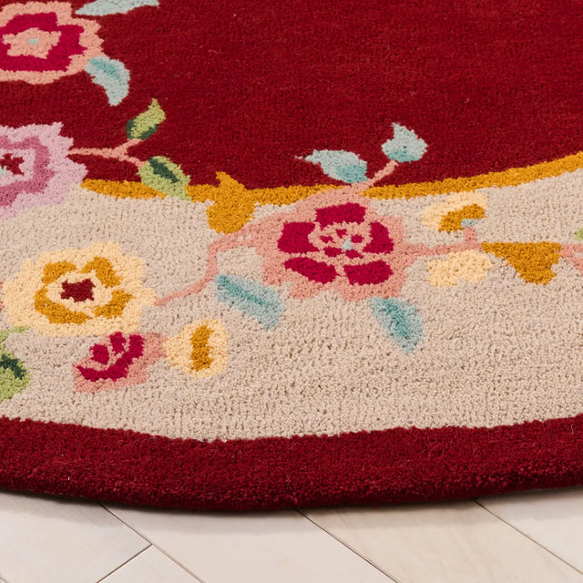 Safavieh Metro 6'-0" x 6'-0" Rug in Rust / Beige