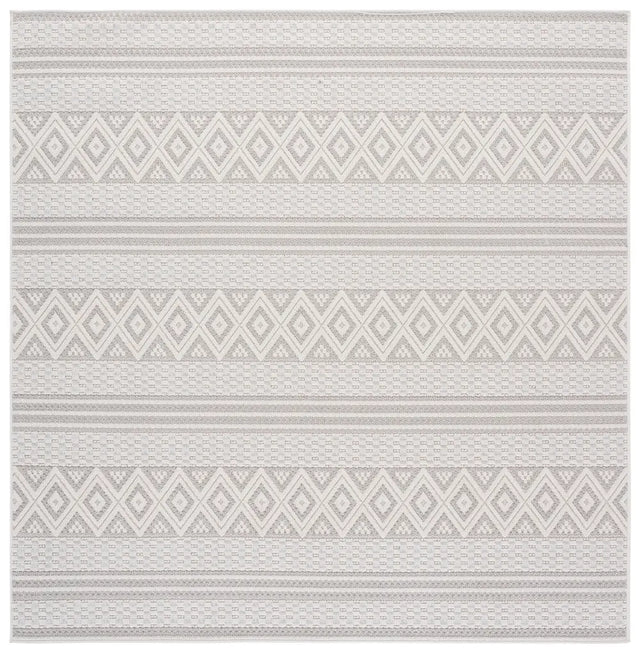 Safavieh Veranda 6'-7" x 6'-7" Rug in Ivory / Grey
