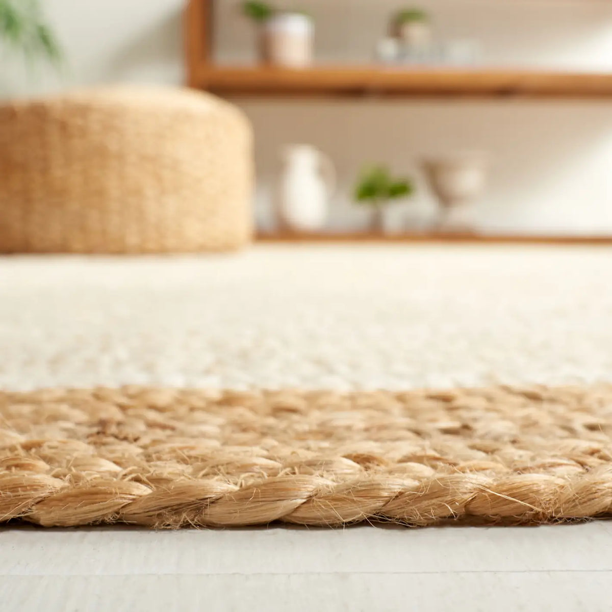 Safavieh Natural Fiber 5'-0" x 8'-0" Rug in Ivory / Natural