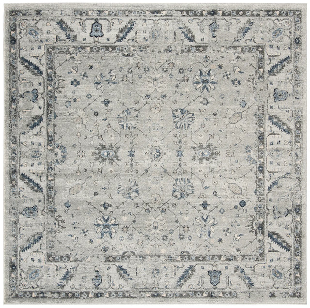 Safavieh Charleston 6'-7" x 6'-7" Rug in Grey / Dark Grey