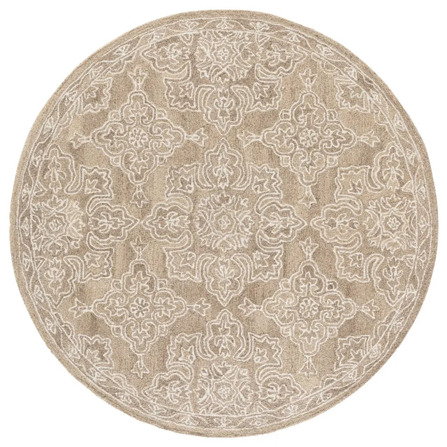 Safavieh Martha Stewart 6'-0" x 6'-0" Rug in Beige / Ivory