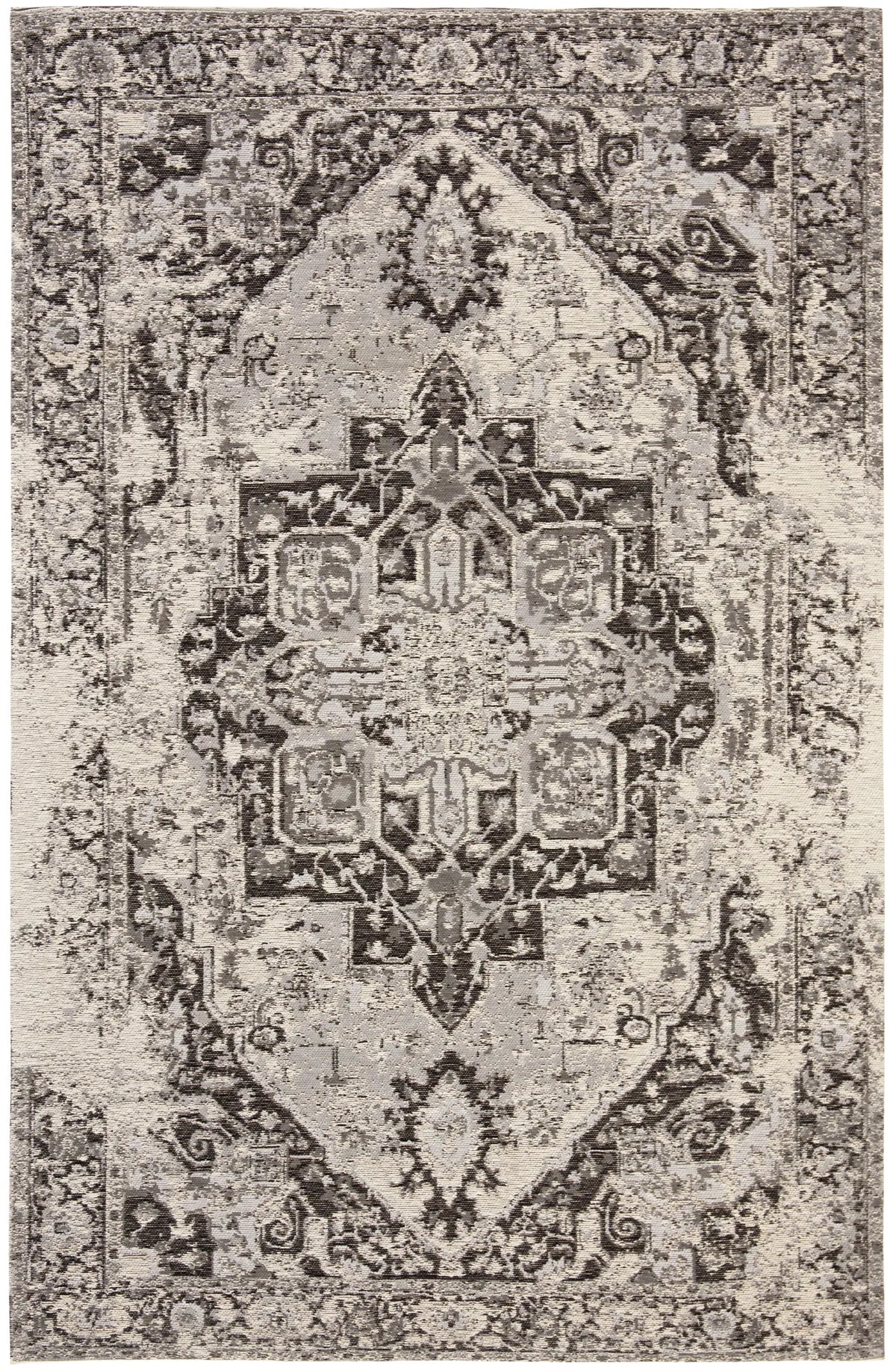 Safavieh Classic Vintage 4'-0" x 6'-0" Rug in Anthracite