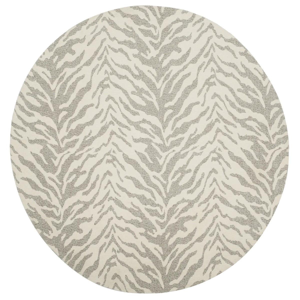 Safavieh Marbella 6'-0" x 6'-0" Rug in Light Grey / Ivory