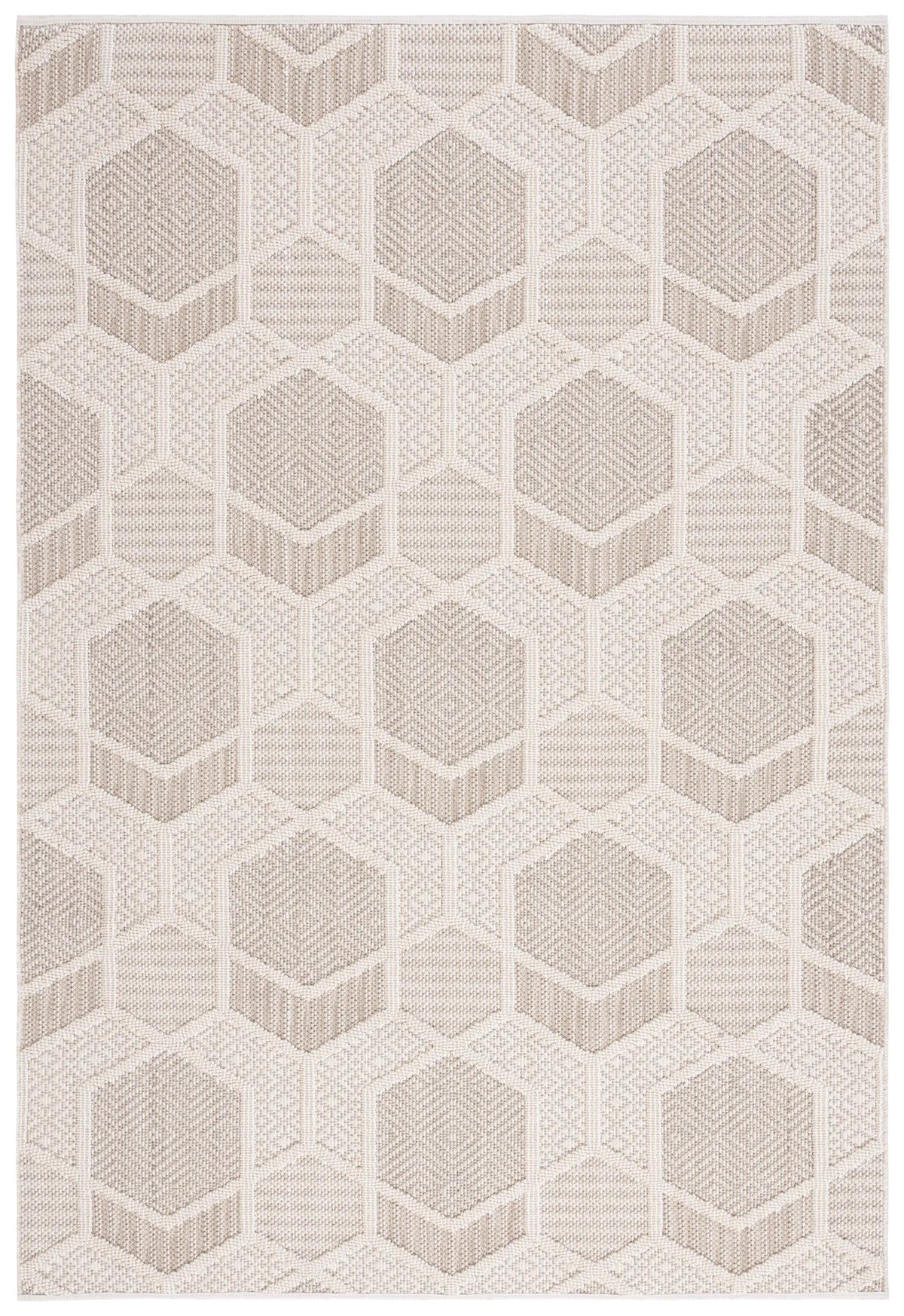 Safavieh Global 4'-0" x 6'-0" Rug in Beige / Ivory