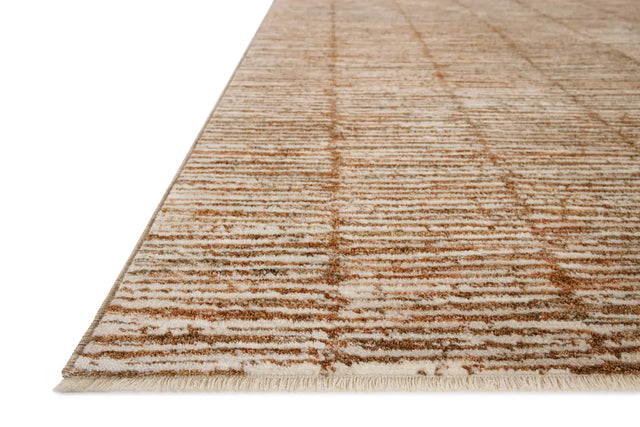 Loloi Nellie NEL-01 Terracotta / Ivory Rug - rug corner