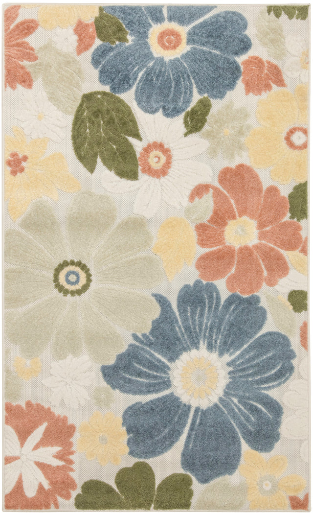 Nourison Aloha ALH42 Machine Made Multicolor Rug