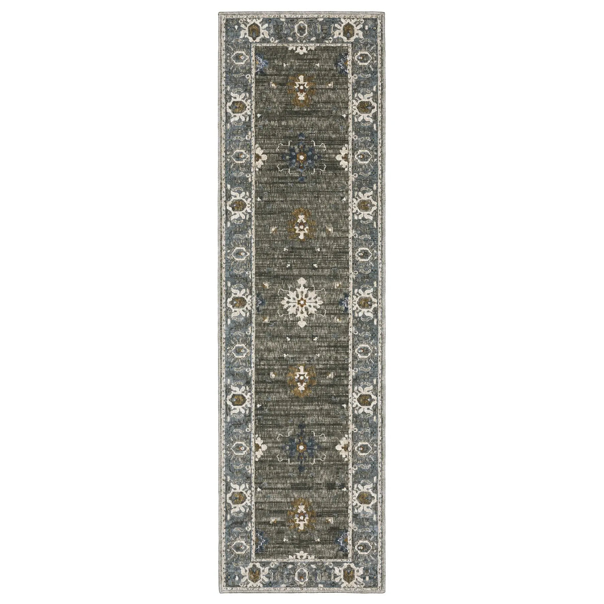 Oriental Weavers Sphinx Ellington Ell09 Grey/ Blue Rug - runner