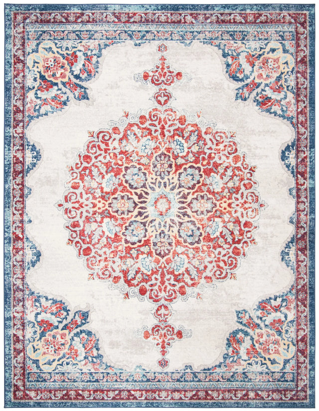 Safavieh Brentwood 10'-0" x 13'-0" Rug in Ivory / Red