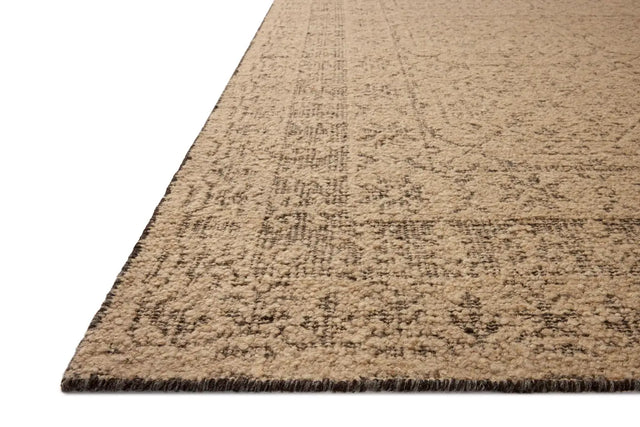 Loloi Novi NVI-01 Tan / Onyx Rug - rug corner