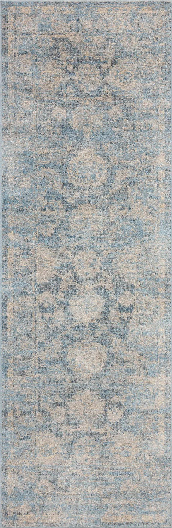 Loloi Odette Odt-03 Sky/Beige Rug - runner flat