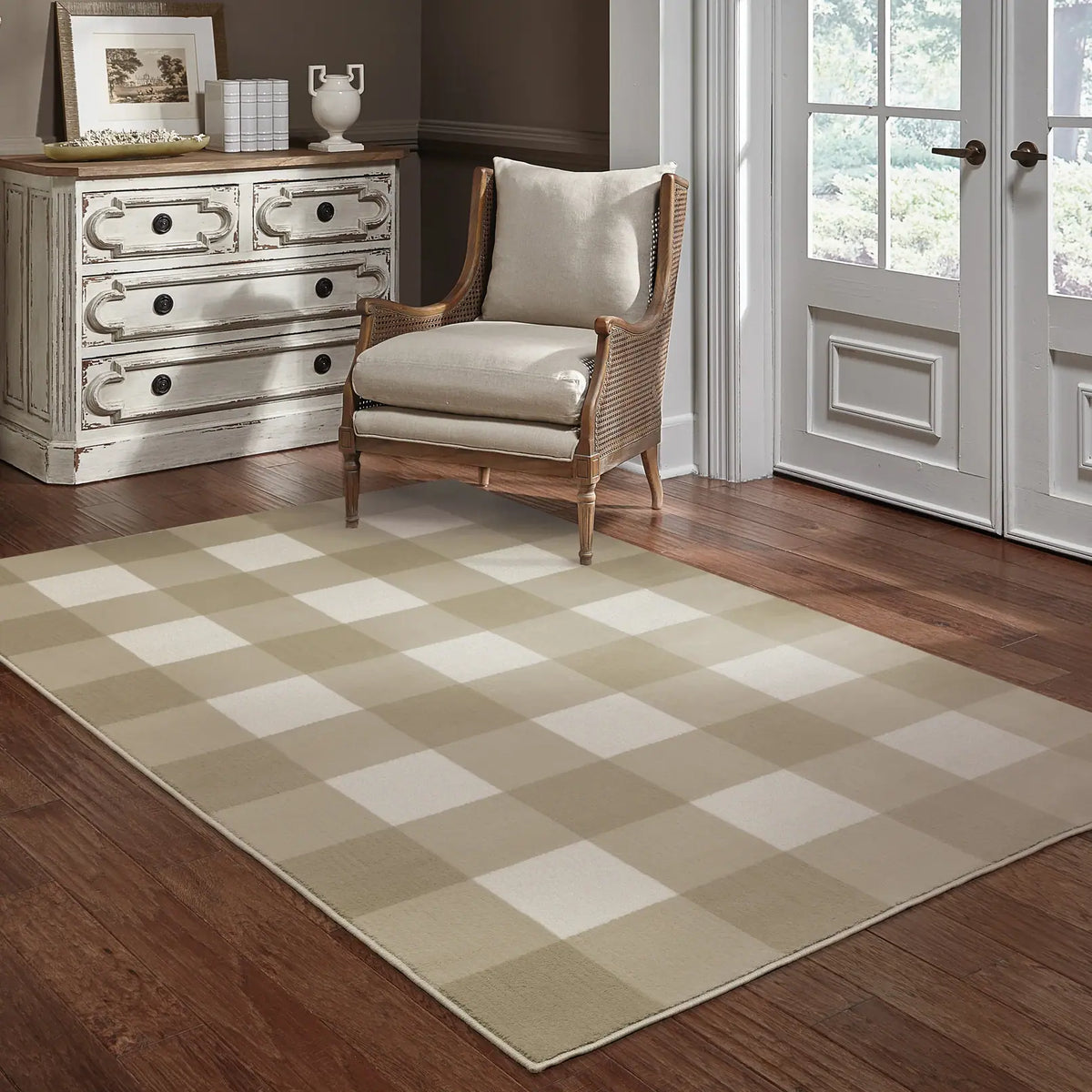 Oriental Weavers Sphinx Georgia 678A0 Beige/ Ivory Rugs - room scene