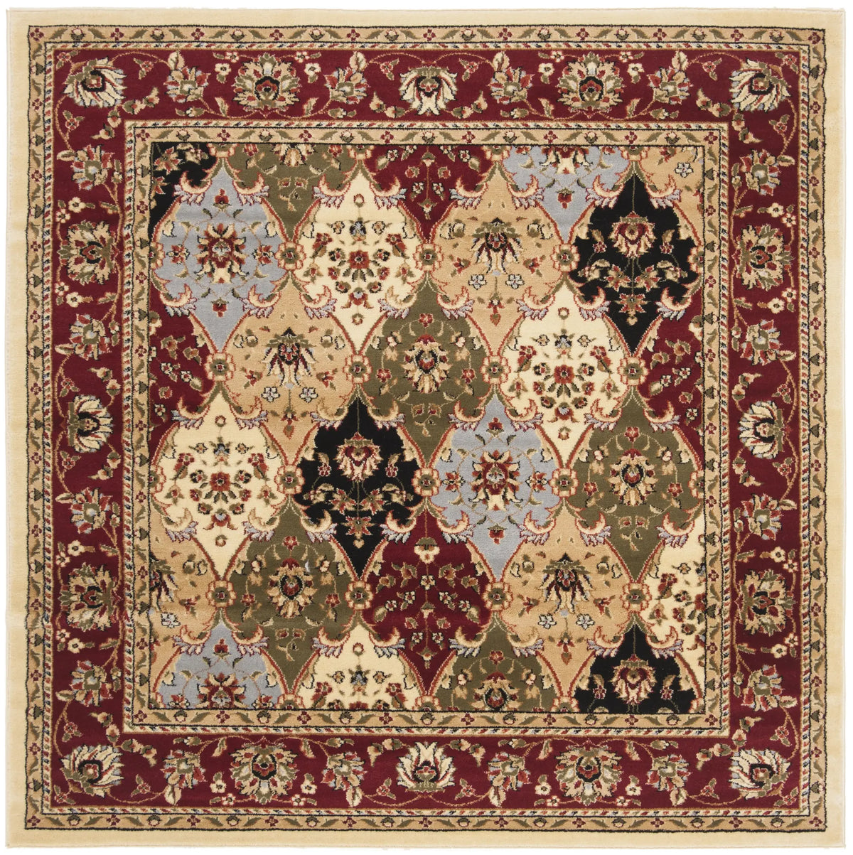 Safavieh Lyndhurst 6'-0" x 6'-0" Rug in Multi / Red