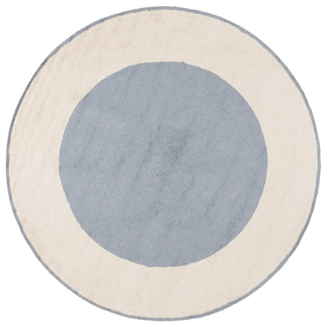 Safavieh Easy Care 6'-0" x 6'-0" Rug in Ivory / Blue