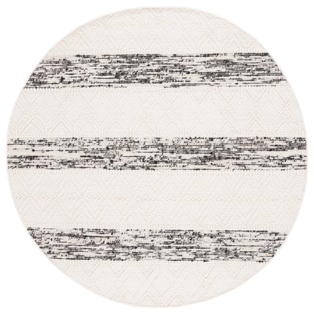 Safavieh Natura 6'-0" x 6'-0" Rug in Ivory / Black