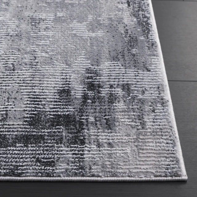 Safavieh Slate 700 4'-0" x 6'-0" Rug in Grey / Ivory