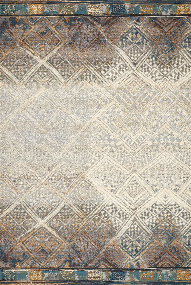 Loloi Mika Mik-02 Ivory / Mediterranean Rugs - main flat